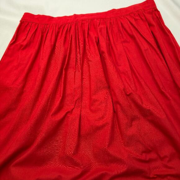 Handcrafted Red Gypsy Kutchi Hand Embroidered Mirrow Imag Ethnic Maxi Skirt XL - Picture 8 of 13